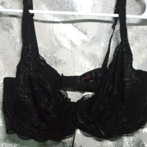 FOH Black Lace up Bra